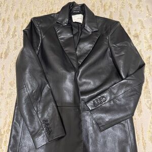 Wilfred Black Leather Jacket